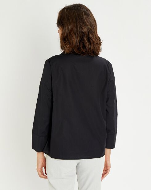 Blouse Pop noire