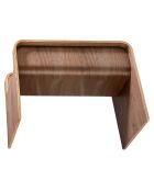 Table d'appoint avec porte-revue noyer - 35x45x60 cm