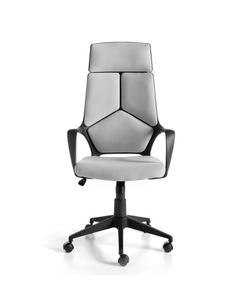 Fauteuil de bureau réglable gris / foncé - 63x63x117 cm