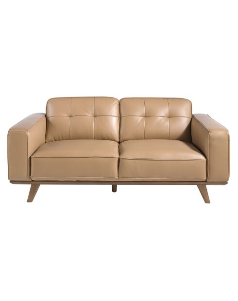 2-Sitzer-Sofa aus Sandleder - 181x95x78 cm