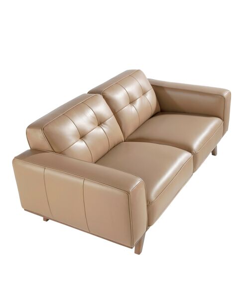 2-Sitzer-Sofa aus Sandleder - 181x95x78 cm