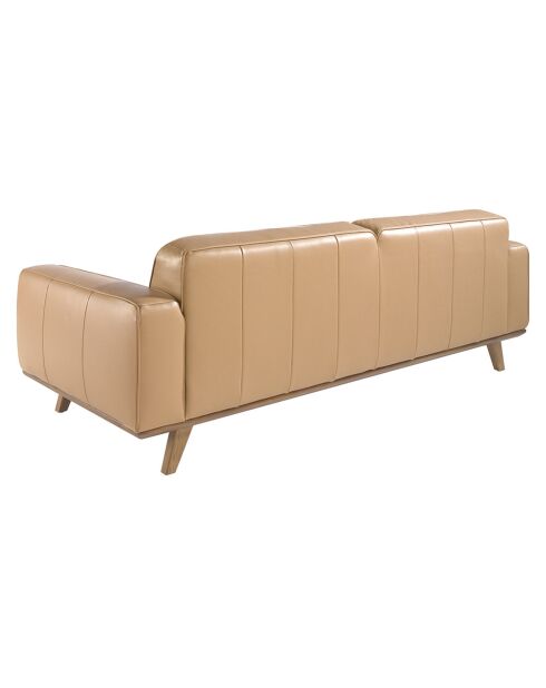 3-Sitzer-Sofa aus Sandleder - 227x95x78 cm