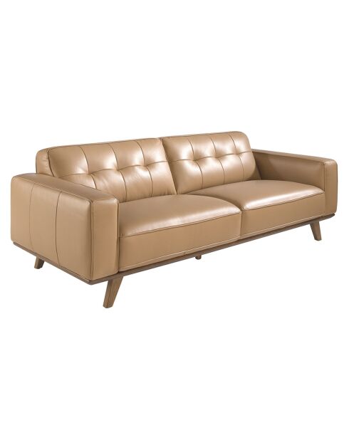 3-Sitzer-Sofa aus Sandleder - 227x95x78 cm