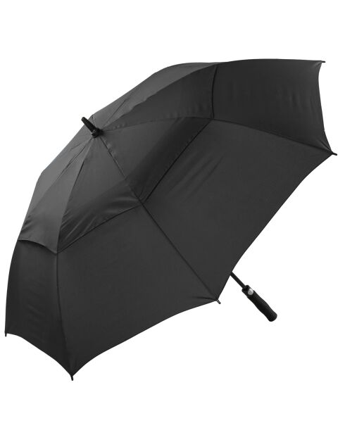 Grand parapluie de Golf Susino UK à double ventilation et résistant au vent noir