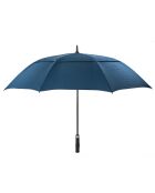 Grand parapluie de Golf Susino UK à double ventilation et résistant au vent bleu