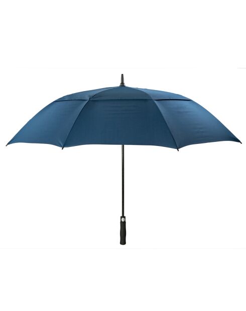 Grand parapluie de Golf Susino UK à double ventilation et résistant au vent bleu