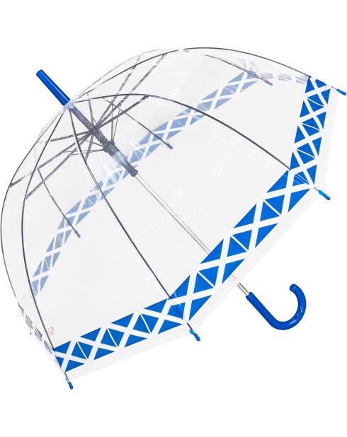 Parapluie transparent cloche - avec Scottish flag transparent