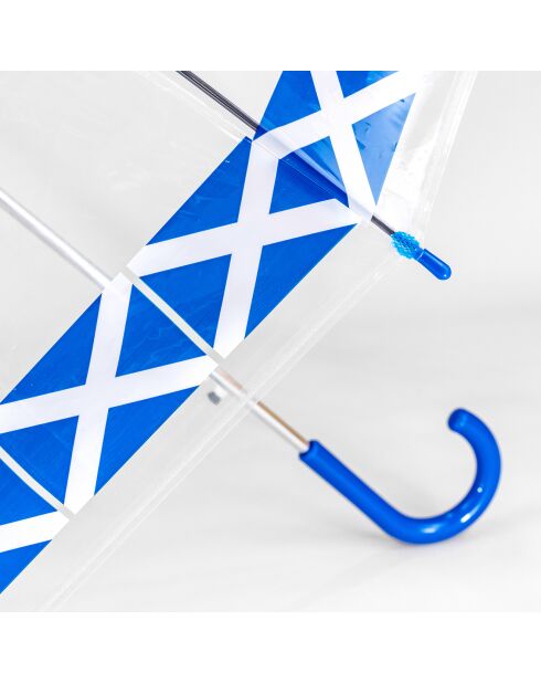 Parapluie transparent cloche - avec Scottish flag transparent