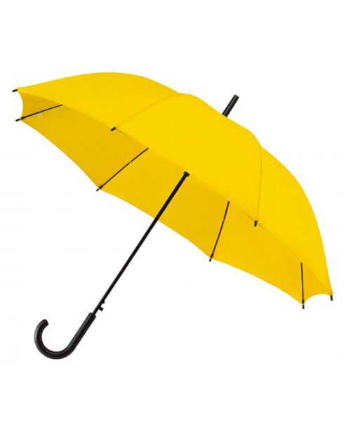 Paraguas largo amarillo con apertura automática