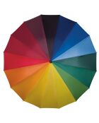 Grand parapluie golf imprimé arc-en-ciel