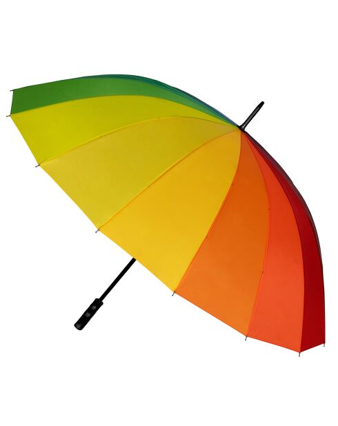 Grand parapluie golf imprimé arc-en-ciel