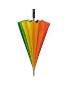 Grand parapluie golf imprimé arc-en-ciel