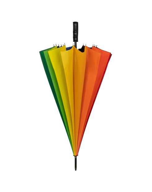Grand parapluie golf imprimé arc-en-ciel
