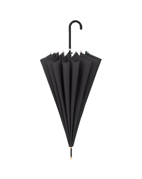 Parapluie pagode avec bordure detaillé noir