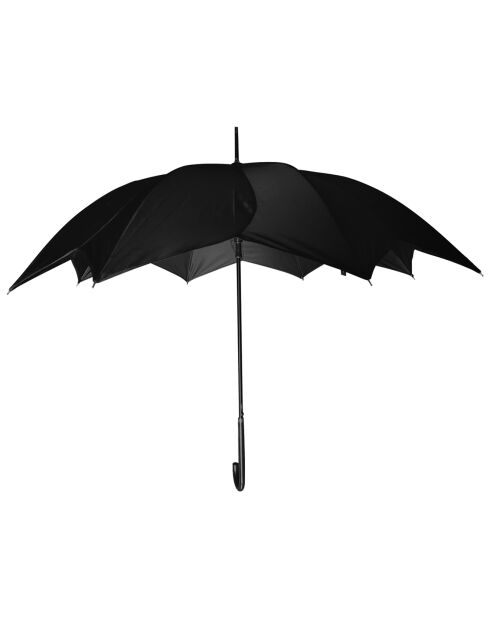 Parapluie forme tournesol droit automatique noir
