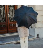 Parapluie forme tournesol droit automatique noir