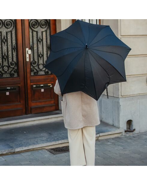 Parapluie forme tournesol droit automatique noir