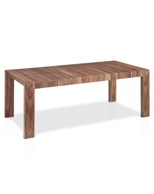 Table de salle à manger ewtensible noyer - 160x100x76 cm