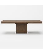 Table à manger extensible noyer - 180x100x75 cm