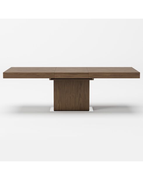 Table à manger extensible noyer - 180x100x75 cm