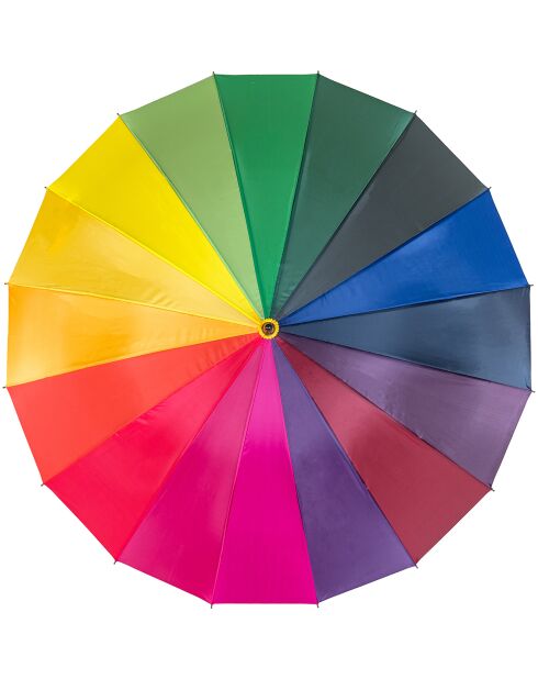 Großer Golfschirm mit Regenbogen-Print