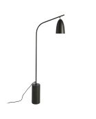Lampadaire base effet marbre noir - 62x15x147 cm