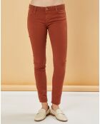 Jean slim 7/8 Scarlett camel