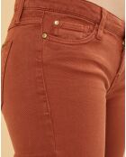 Jean slim 7/8 Scarlett camel