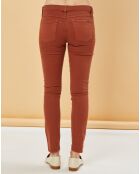 Jean slim 7/8 Scarlett camel