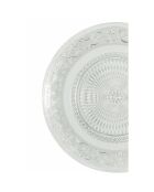 3 grote transparante imperiale glasplaten - D.33 cm