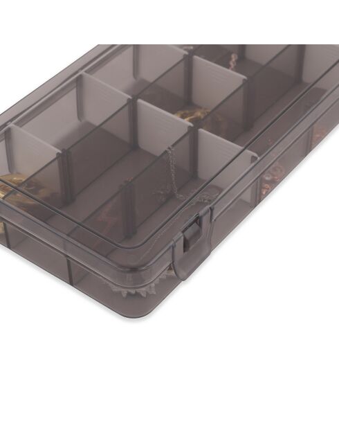 Boîte à bijoux noir - 26x40x10 cm