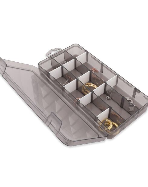 Boîte à bijoux noir - 26x40x10 cm