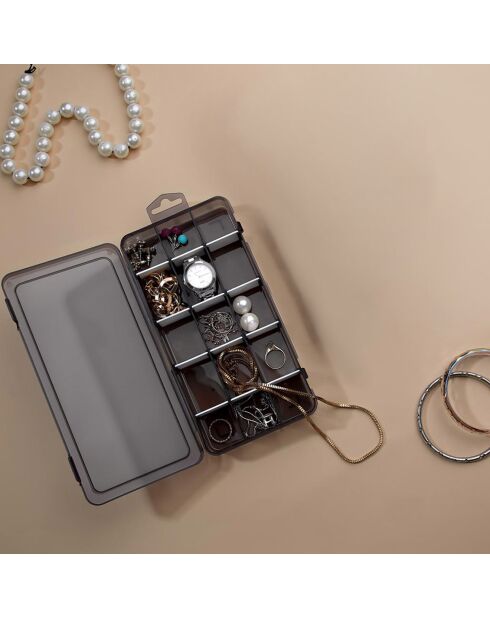 Boîte à bijoux noir - 26x40x10 cm