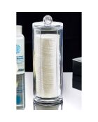 Transparante doos voor wattenstaafjes - 6x6x17 cm