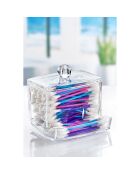 Transparante doos voor wattenstaafjes - 9x11x6 cm