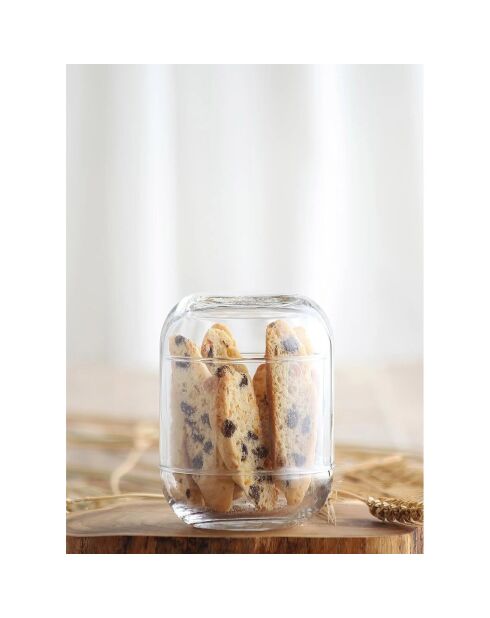 Ciotola per biscotti trasparente - 380 ml