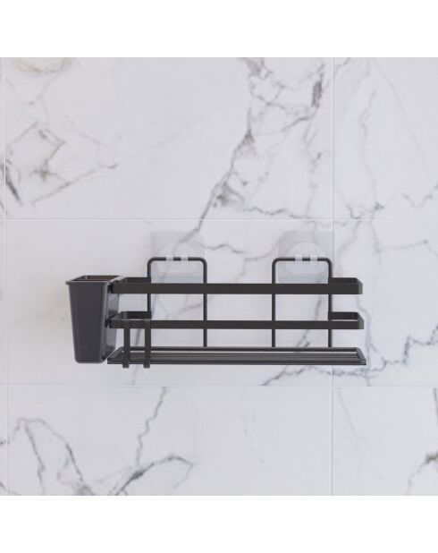 Support de douche noir - 275x85x85 cm