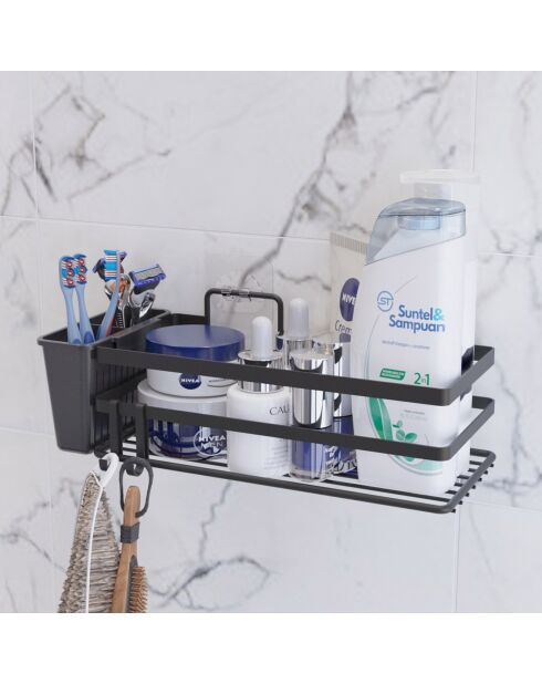 Support de douche noir - 275x85x85 cm