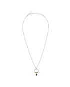 Collier en Argent, Laiton & Onyx noir