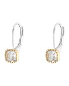 Boucles d'oreilles en Argent, Laiton & Cristal