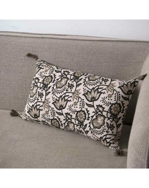 Housse de coussin Carma taupe