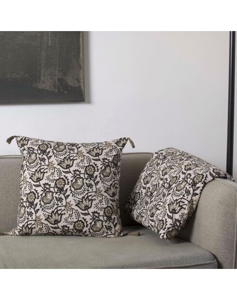 Housse de coussin Carma taupe