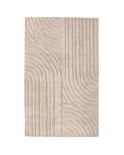 Tapis rectangulaire Dana Viscose beige - 160x230 cm