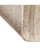 Tapis rectangulaire Dana Viscose beige - 160x230 cm