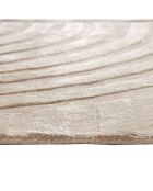 Tapis rectangulaire Dana Viscose beige - 160x230 cm