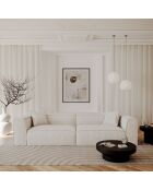 Tapis rectangulaire Dana Viscose beige - 160x230 cm