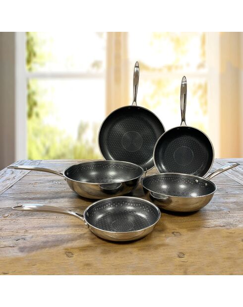 Poêle induction Virtuo grise - D. 24 cm