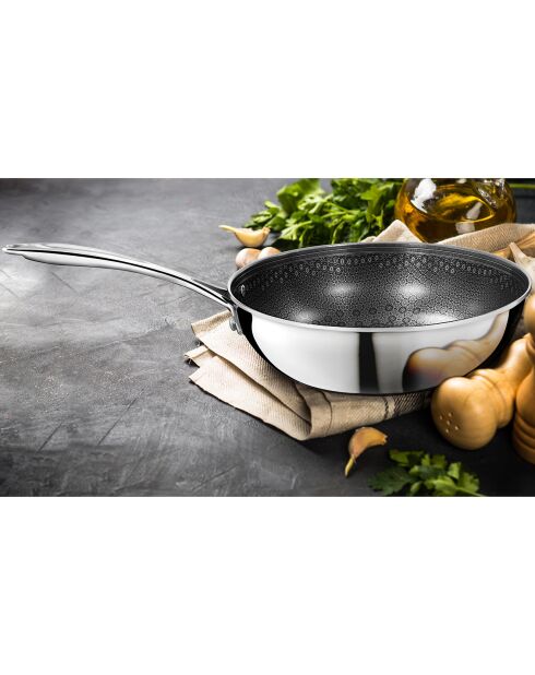 Wok induction Virtuo gris - D. 24 cm