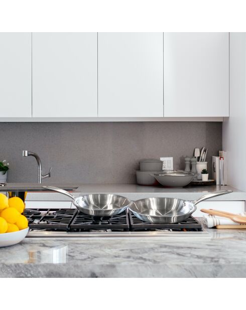 Poêle induction Gourmet grise - D. 24 cm