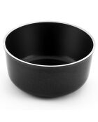3 Casseroles induction + 1 poignée Arom noires - D. 16/18/20 cm